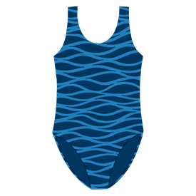 SWIMSUIT WAVES NAVY/BLUE