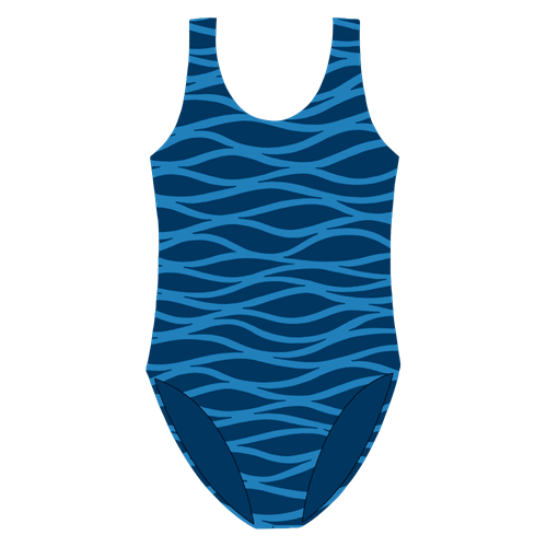SWIMSUIT WAVES NAVY/BLUE