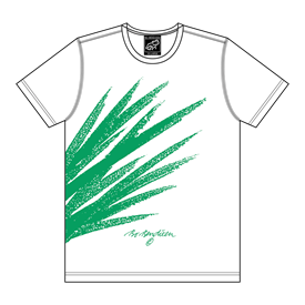 GREEN GRASS WHITE T-SHIRT 