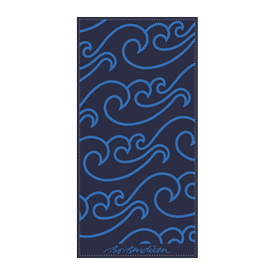 TOWEL NORTH SEA NAVY </BR> 50 x 100 cm
