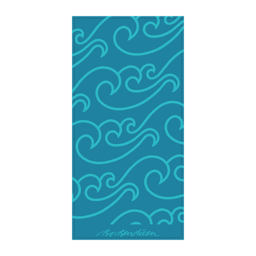 TOWEL NORTH SEA  GREEN    </BR>TURQUOISE 50 x 100 cm