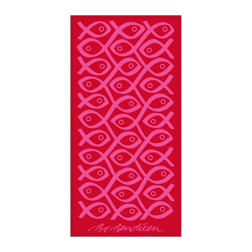 TOWEL RED SUSHI </BR> 50 x 100 cm