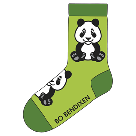 GREEN PANDA SOCKS